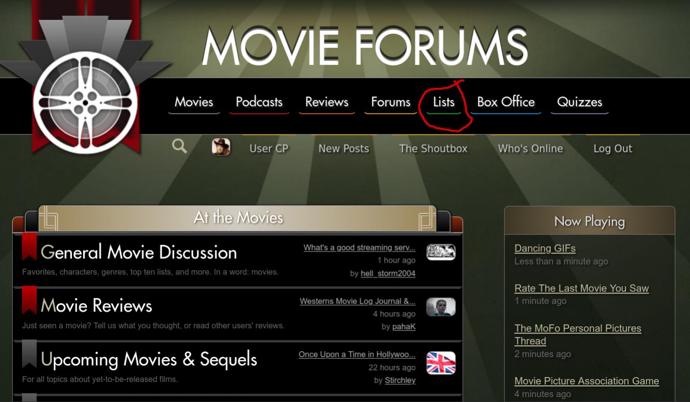 100 Best movies ever - Movie Forums